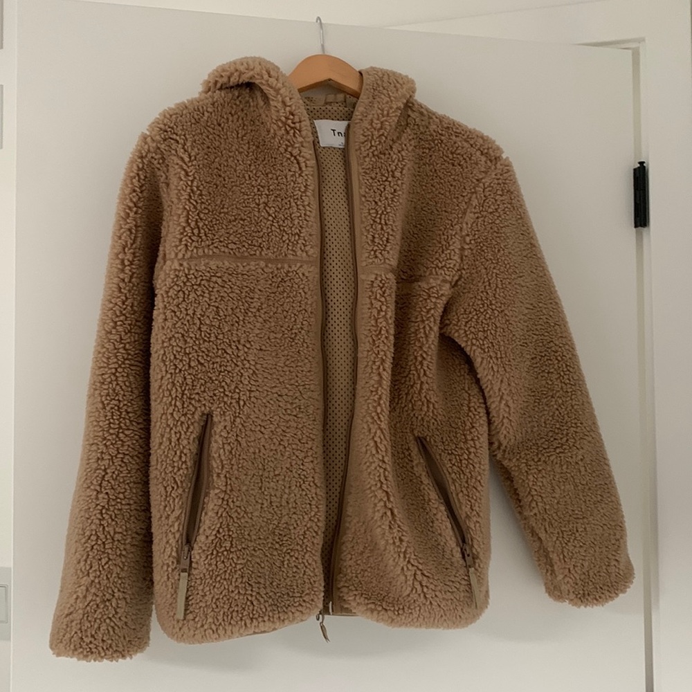 Teddy coat in light brown